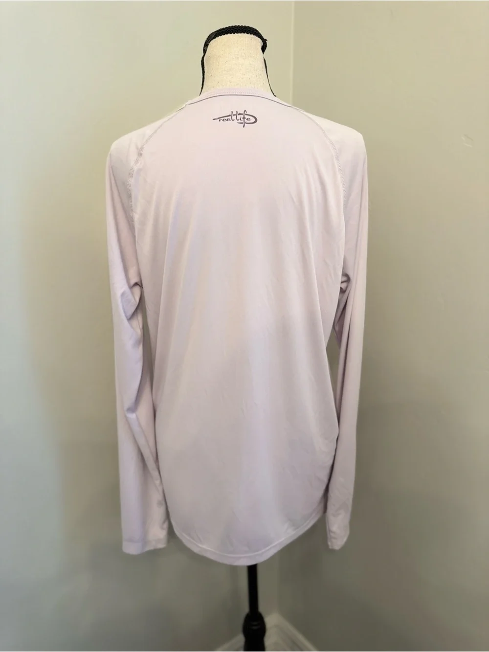 Reel Life L/G Long Sleeve UPF Rash Guard Wave Graphic Swim Top